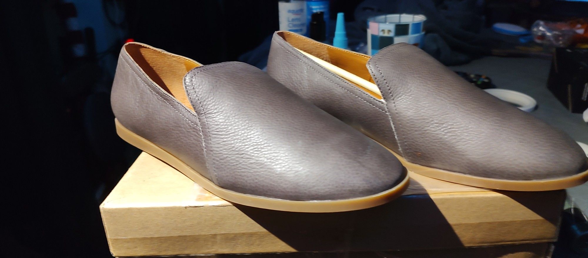 Lucky Brand Brazio Slip-on Periscope Lamba Loafer Flat Smoking Loafer Sz11