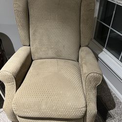 Fabric Upholstered Wingback Chair