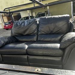 Leather Couch 