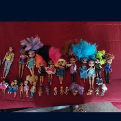 Dolls, Camper, Airplane, Mini Van Collection 