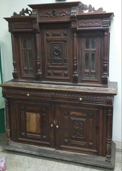 Big Antique Victorian Cabinet