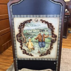 Hand Painted Baby Crib, Dresser, Night Stand And Toy Box