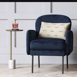 Welton Armchair Velvet Navy - Project 62