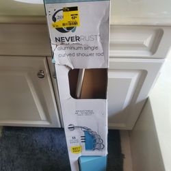 NEW IN BOX - Curved Shower Rod $18