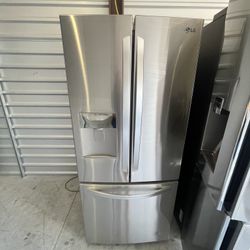 LG French Door Stainless Steel Refrigerator 30”