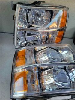 07-13 Chevrolet Silverado Headlights LUCES Micas Faros Calaveras Focos
