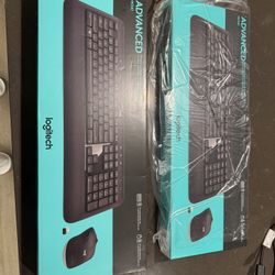 LOGITECH 2 sets of keyboard and mouse advanced MK540