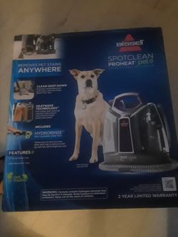 The BISSELL SpotClean ProHeat Pet Portable Carpet Cleaner, 6119W for Sale  in Torrance, CA - OfferUp