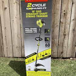 RYOBI 25cc 2 Cycle Attachment Capable Full Crank Straight Gas