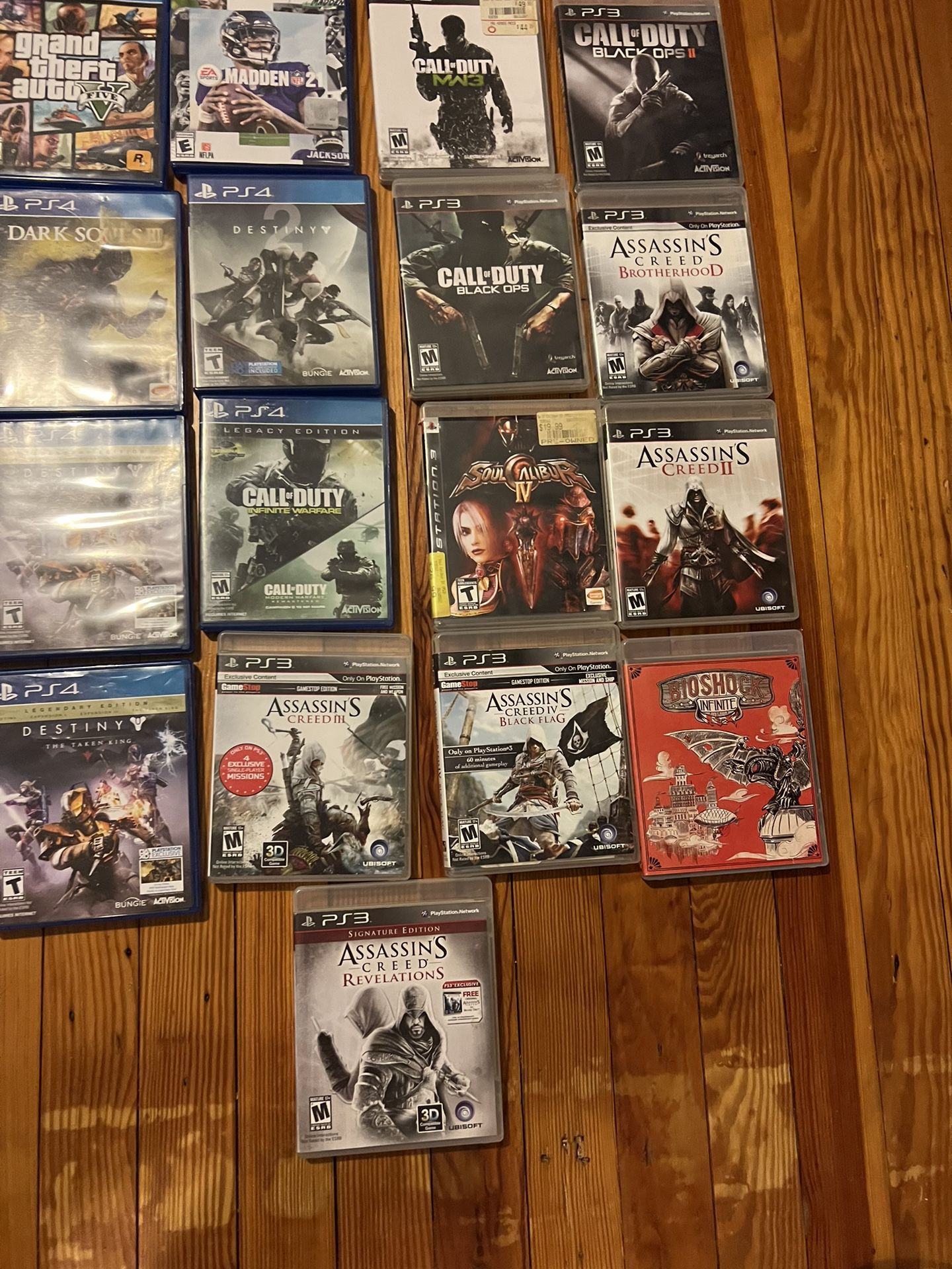 Bundle 15 Ps4 Games And 10 PS3