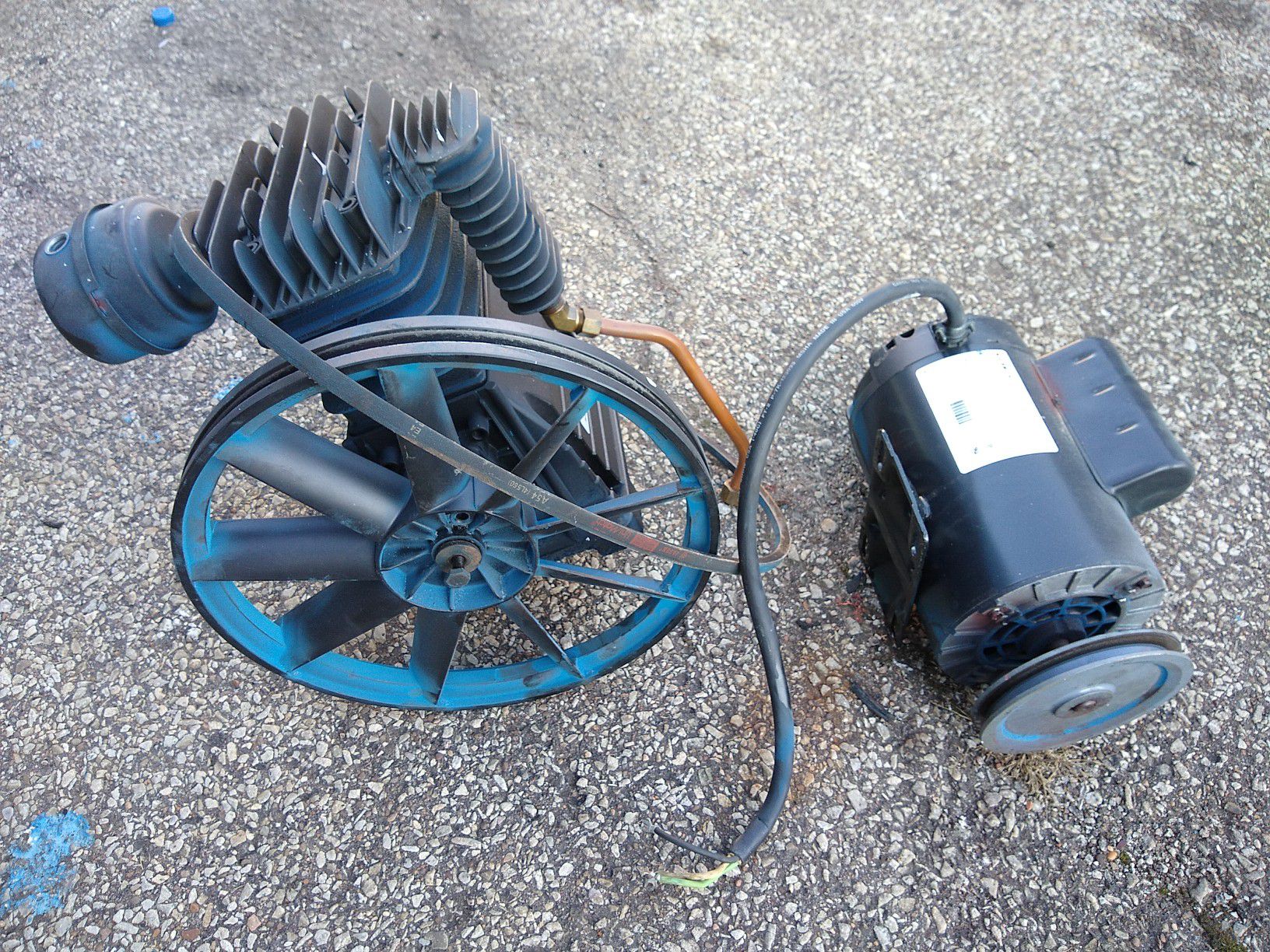 Air Compressor motor with electric