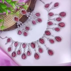 Premium Quality AD Necklace 