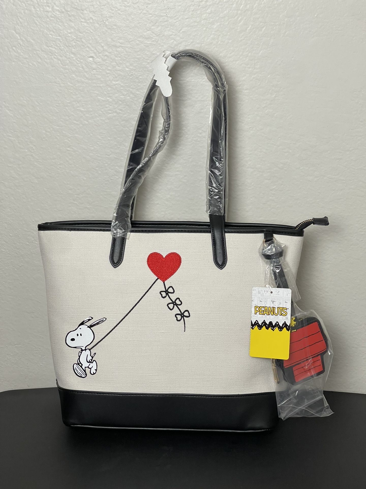 Peanuts Snoopy Heart Kite Tote Bag with Coin Purse - BoxLunch Exclusive