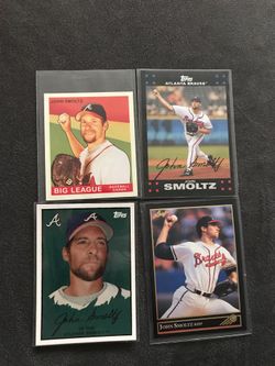 John Smoltz Lot of 4 cards