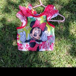 Disney Minnie Mouse Bikini Swimsuit Set Size 4T