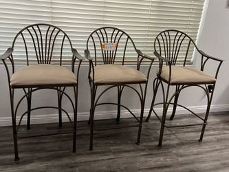 Metal Barstools - 3