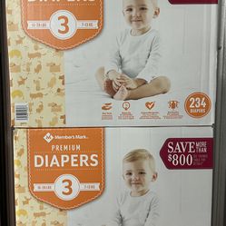 Size 3 Diapers. 2 Boxes. 