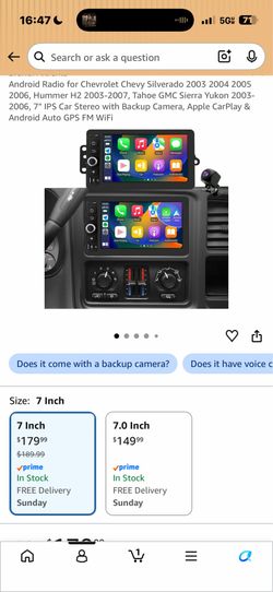 Estereo para 2005 chevy apple play android olay