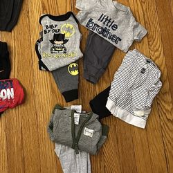 Newborn Baby Batman Sleepwear Clothing Outfits 