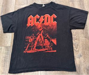 Vintage AC/DC Rock Band Shirt size XL