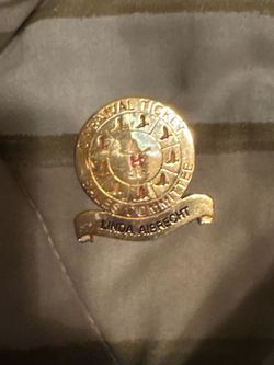 Carnival Ticket Sales Committee Gold Lapel Pin