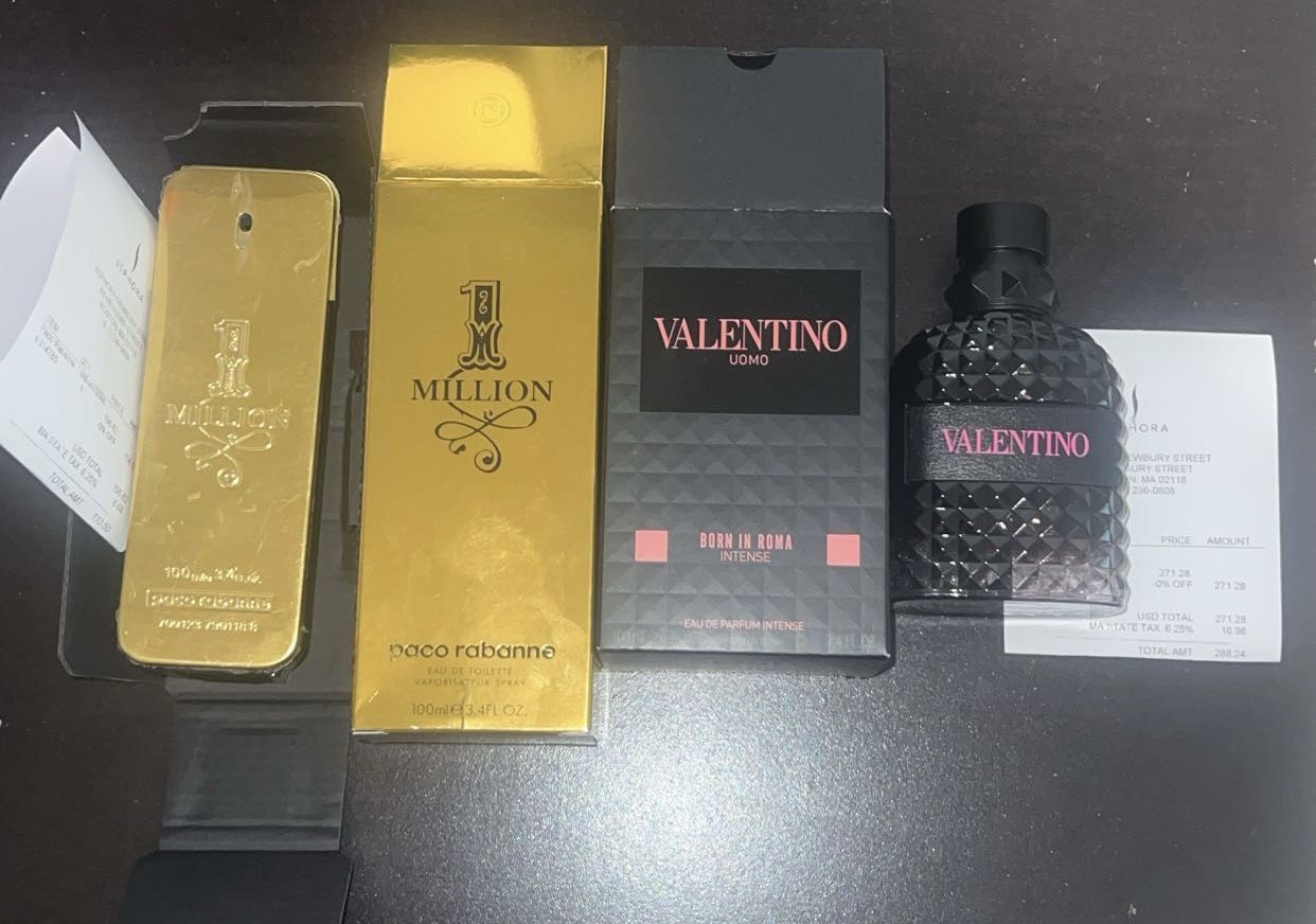 Valentino Born in Roma Intense & 1 Million – Brand New Authentic Fragrances