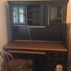 Computer Desk, Hutch, Media Center