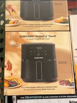Chefman TurboFry Touch 4-Quart Digital Air Fryer Brand New In Box