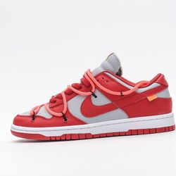 Nike Dunk Low Off White University Red 33