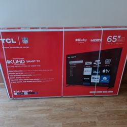 TCL 65 Inch  Smart TV In Box Brand New 
