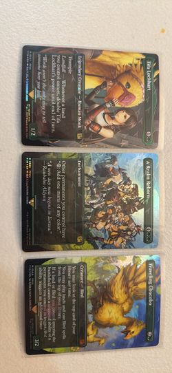 Magic the Gathering - Final Fantasy - Chocobo Track Foil Cards