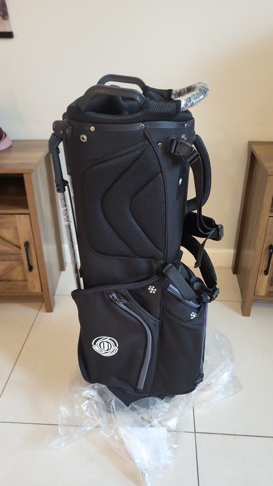 New 7 Way Lightweight Golf Stand Bag w Full Length Dividers Cooler Bag 900D Farbic
