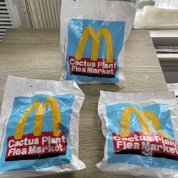 McDonald’s Cactus Plant Flea Market Box & SEALED TOYS