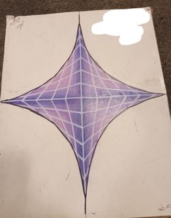 Original Hand-Drawn Geometric Star Artwork 2020