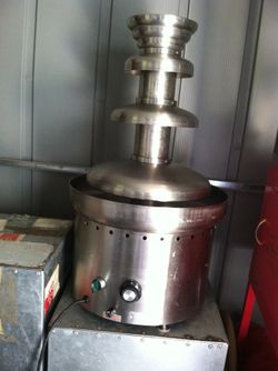 Chocolate fountain/ Fuente de chocolate