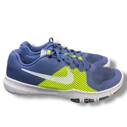 Nike Flex TR Training 917(contact info removed) Blue Volt Running Shoes US Size 7y GS