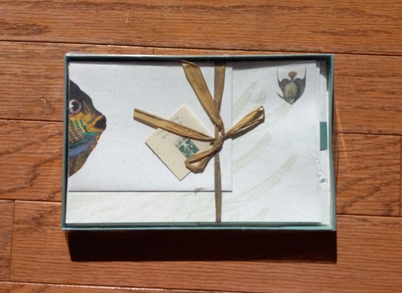 NEW Vintage Stationery Gift Set/ Gift Box/ Holiday cards Post Note Mailing Cards Post