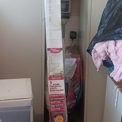 58x64 1inch Vinyl Cordless Lift Mini Blind