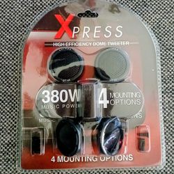 Xpress Audio Dome Tweeters 380 Watts Brand New 