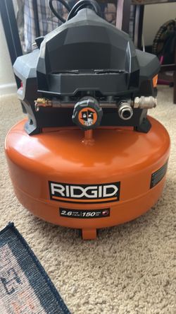Ridgid oil-free pump (air compressor) (orange)