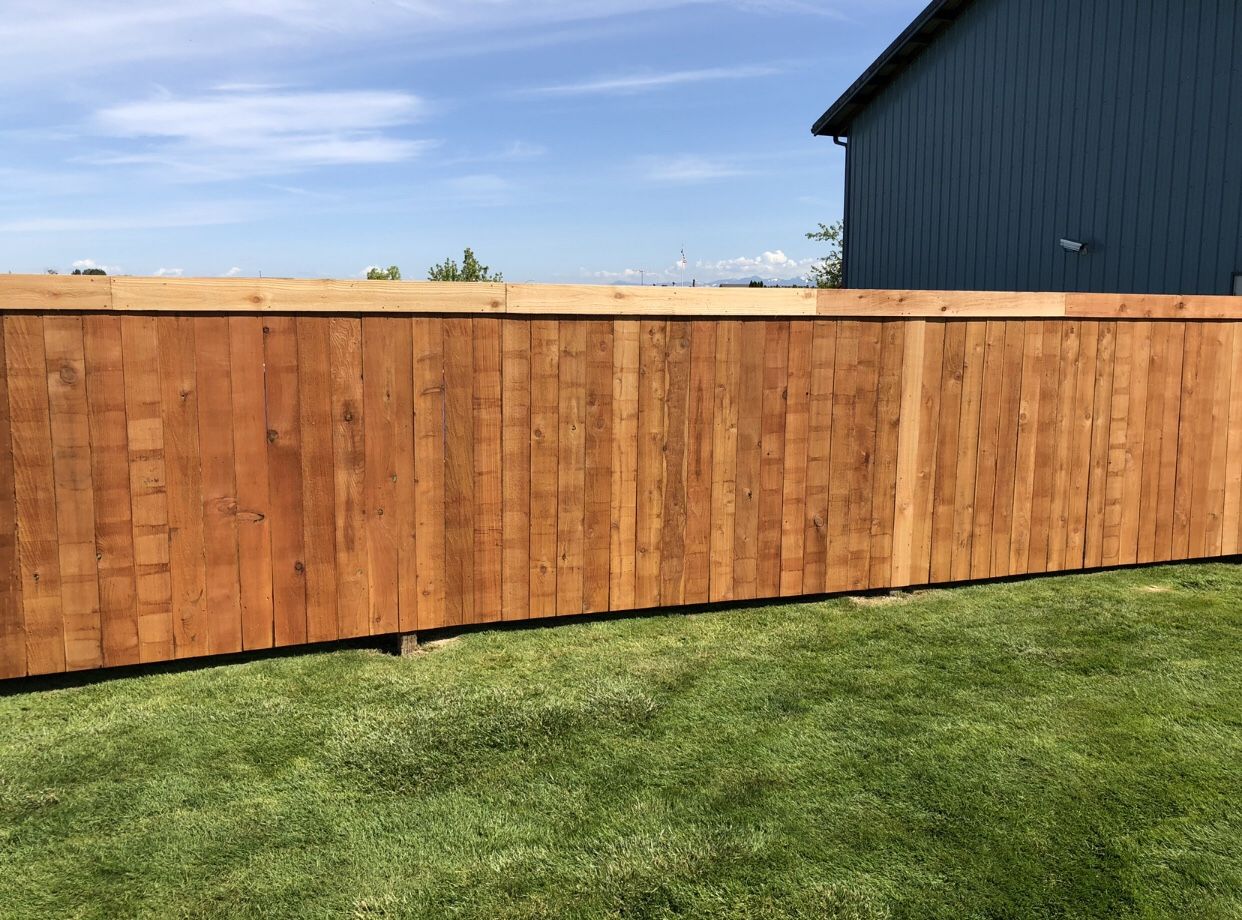 Simple cedar fences 18+$ per foot. Labor + material
