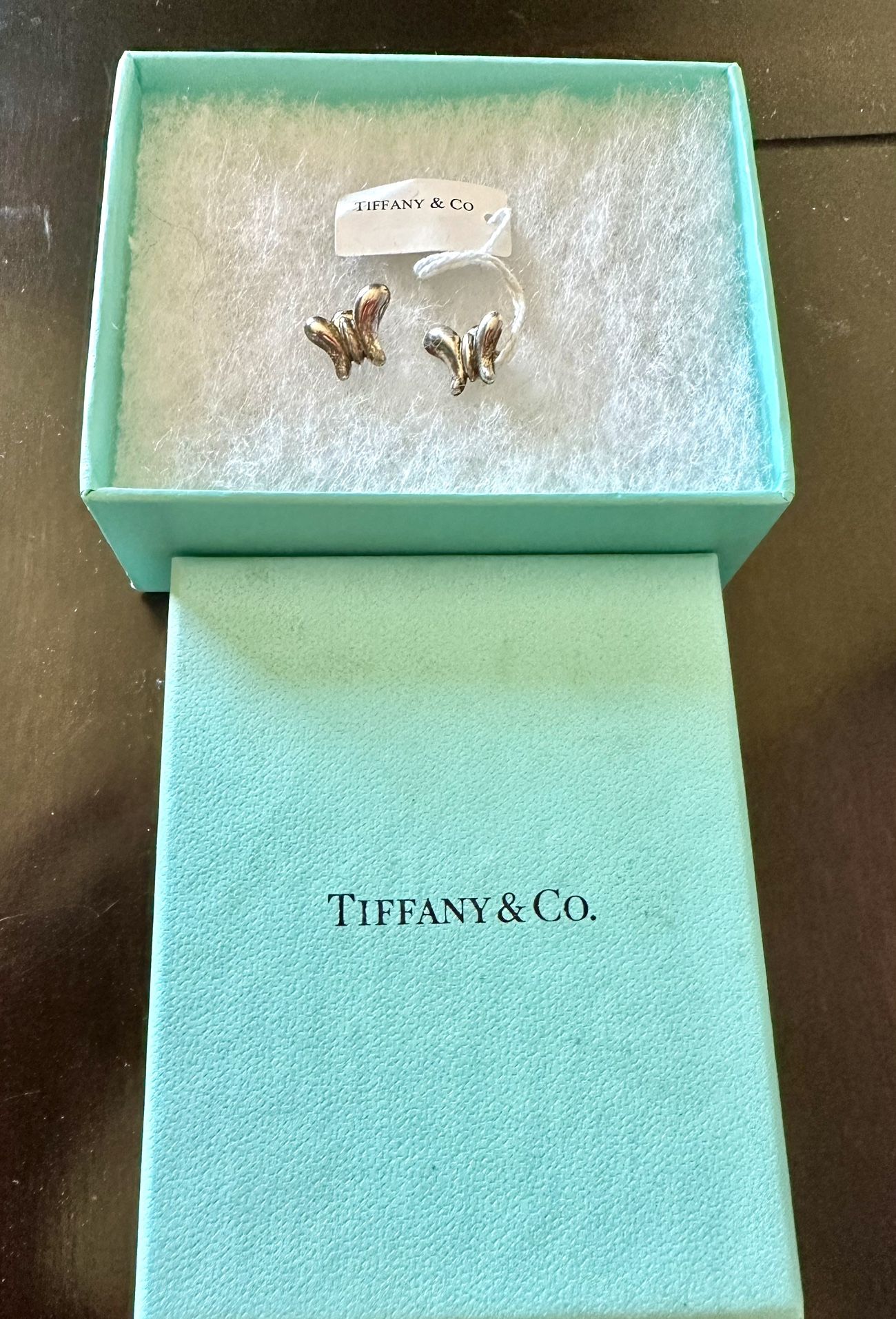 Tiffany And Co Butterfly Stud Earrings 