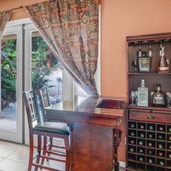 Bar Set With Wine Rack