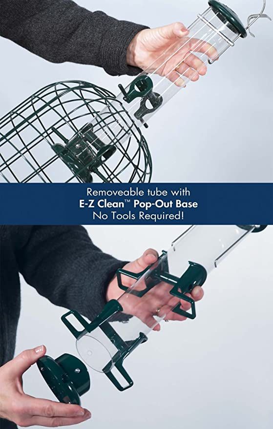 Proof Caged Tube Type Bird Feeder