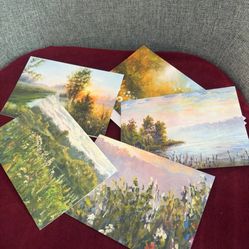 5 Cards with Envelopes