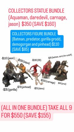 COLLECTOR STATUES/FIGURES