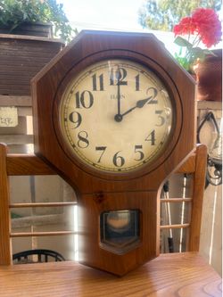 Wooden wall clock
