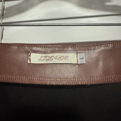 Falda Para Mujer De Piel Sintética 