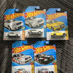 Hot Wheels Audi Bundle – Brand New | 5 Cars