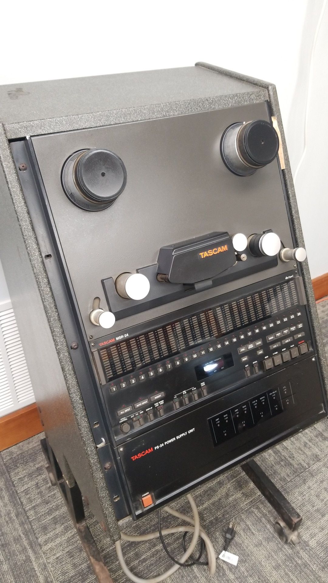 Reel to reel 24 track recorder